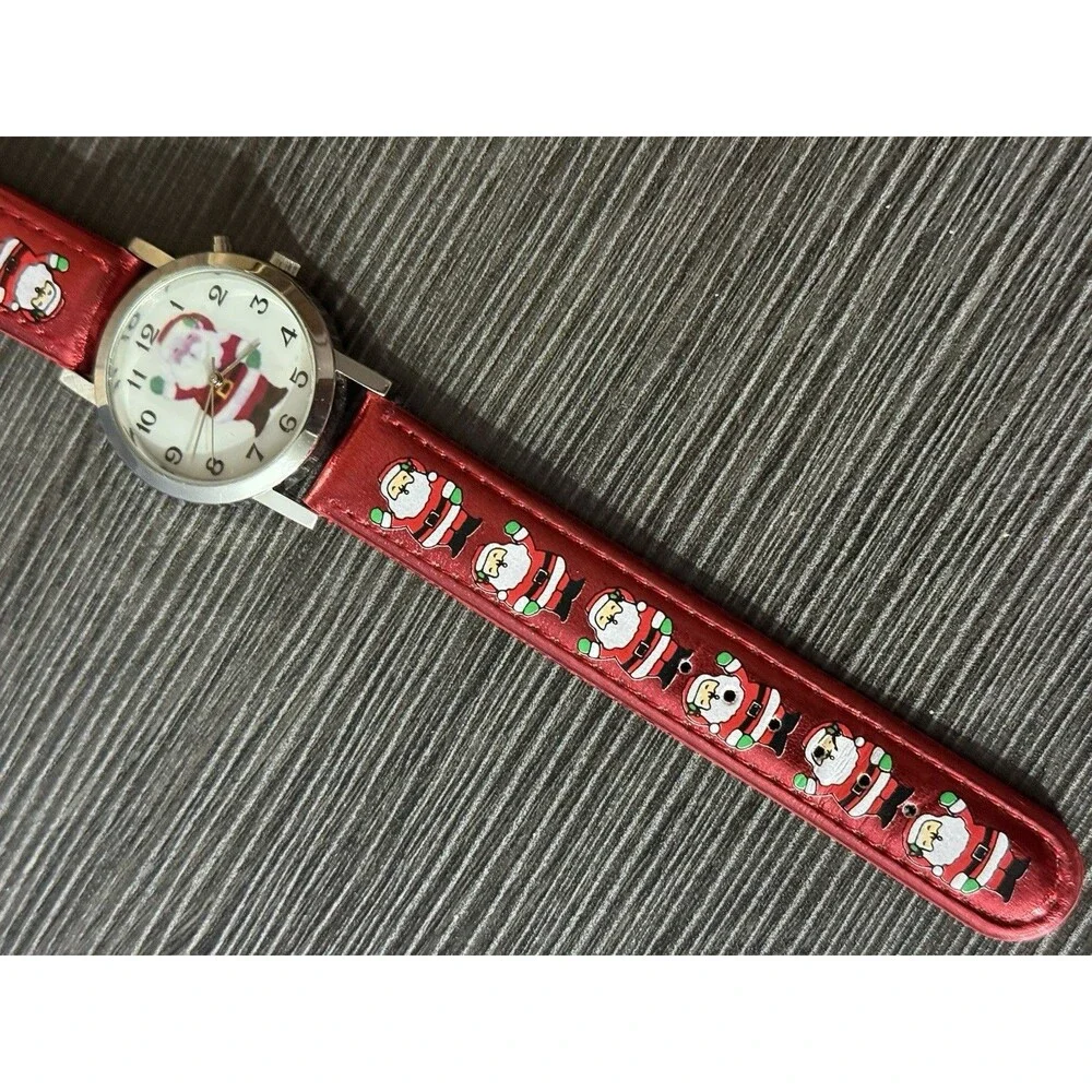 Ho-Ho-Ho! Festive Fun with this Santa Claus Women's Watch New Battery